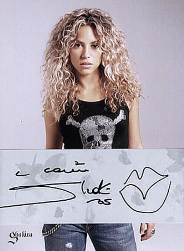 Shakira Oral Fixation Vol. 2 Postcards Colombian Promo